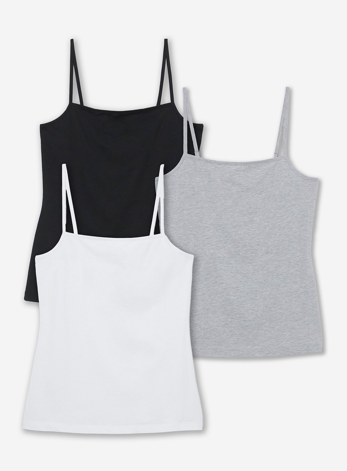 SIMPLY BE  3 Pack Square Neck Camis 32 - Image 5 thumbnail